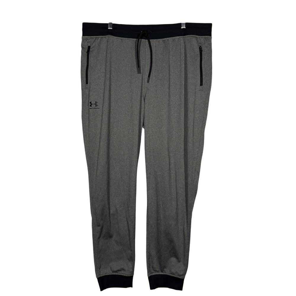Under Armour Cuffed Jogger Sweatpants Casual Pant Sport Lounge Gray - XXL